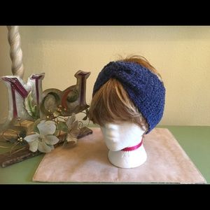 HAND MADE Crocheted Twisted Chenille Headband